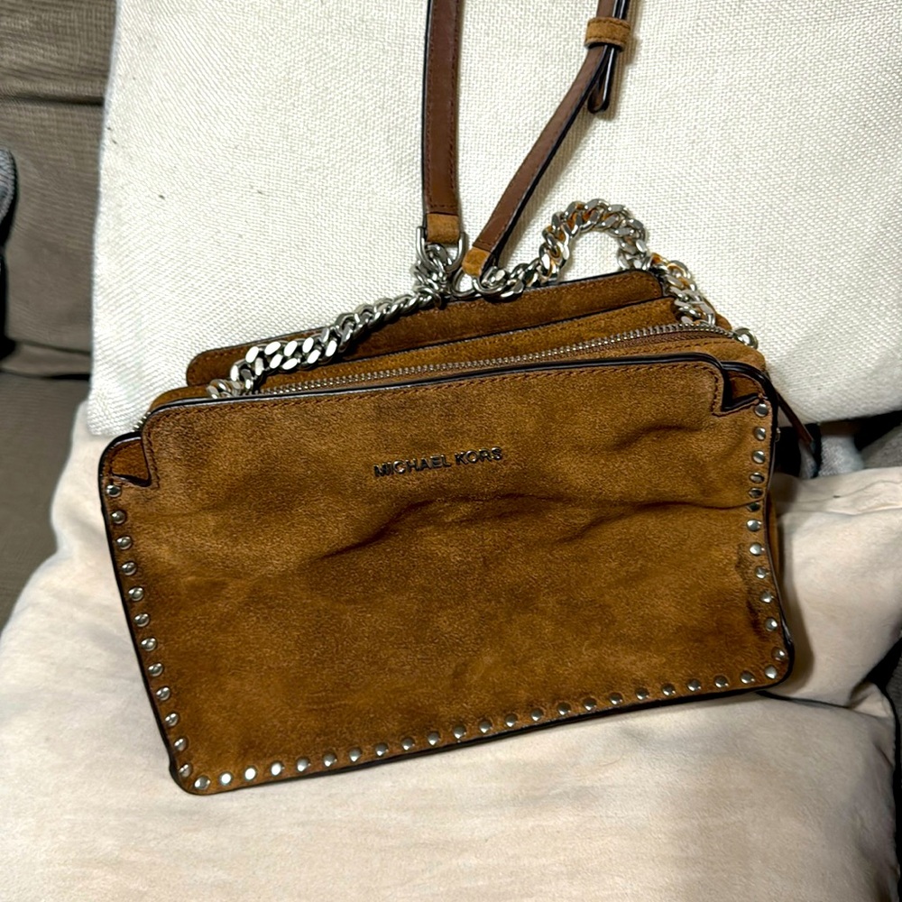 Michael Kors suede purse